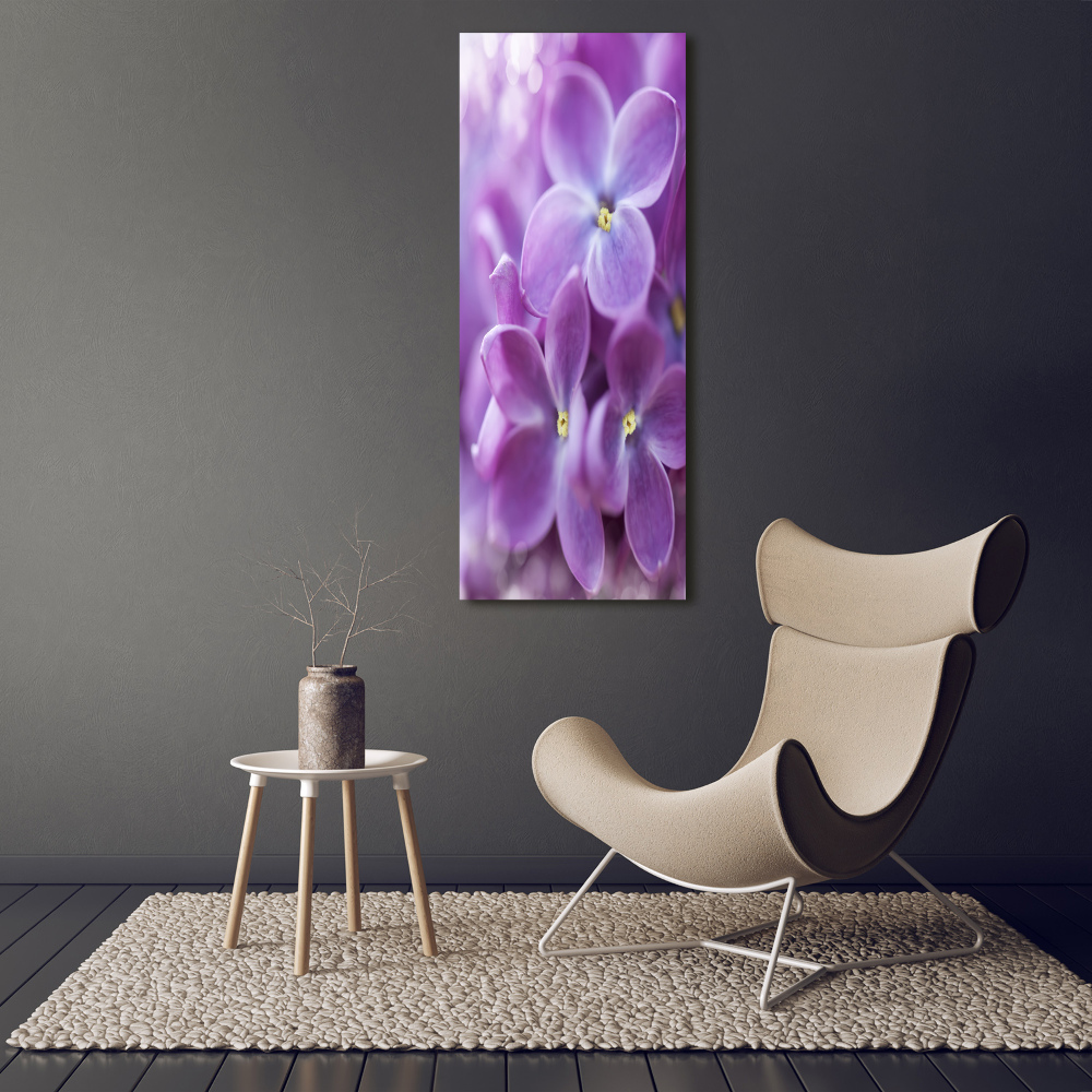 Obraz zdjęcie szkło akryl pionowy Kwiaty bzu