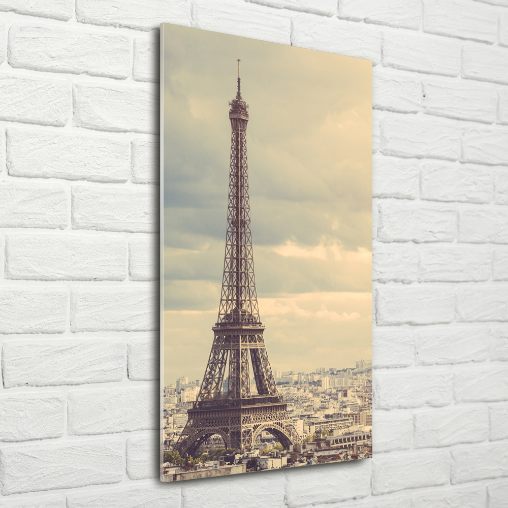 Foto obraz akryl pionowy Wieża Eiffla Paryż