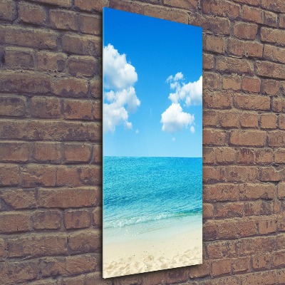Foto obraz szkło akryl pionowy Tropikalna plaża
