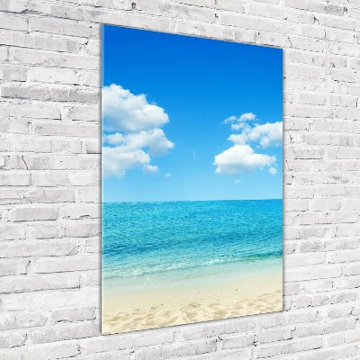Foto obraz szkło akryl pionowy Tropikalna plaża