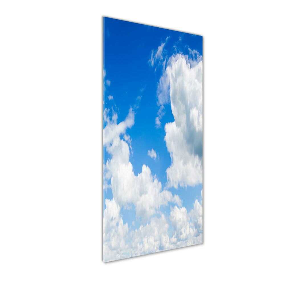 Foto obraz akryl pionowy Chmury na niebie
