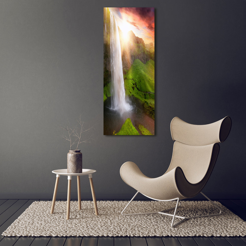 Foto obraz akryl pionowy Wodospad