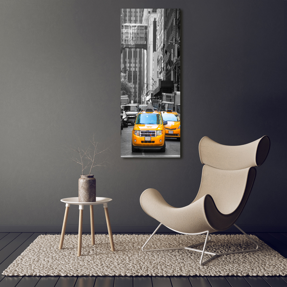 Foto obraz na ścianę akryl pionowy Taksówki Nowy Jork