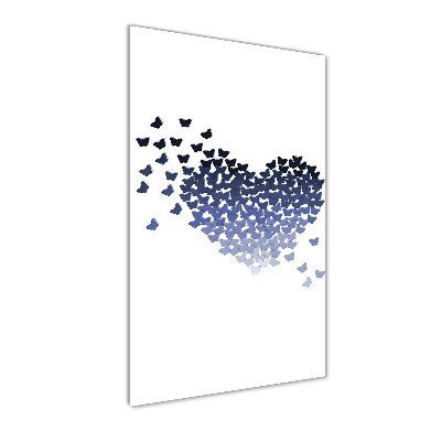 Obraz zdjęcie szkło akryl pionowy Serce z motyli