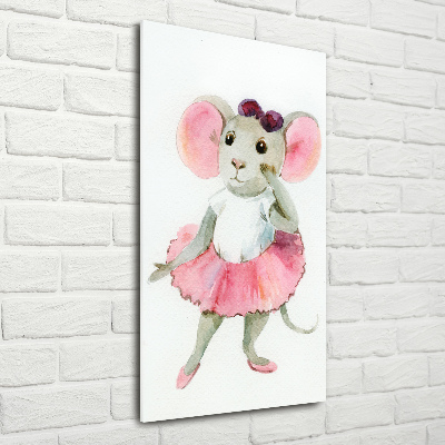 Obraz zdjęcie szkło akryl pionowy Mysz baletnica