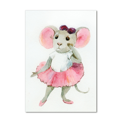 Obraz zdjęcie szkło akryl pionowy Mysz baletnica