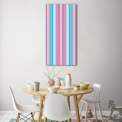 Foto obraz szkło akryl pionowy Kolorowe paski