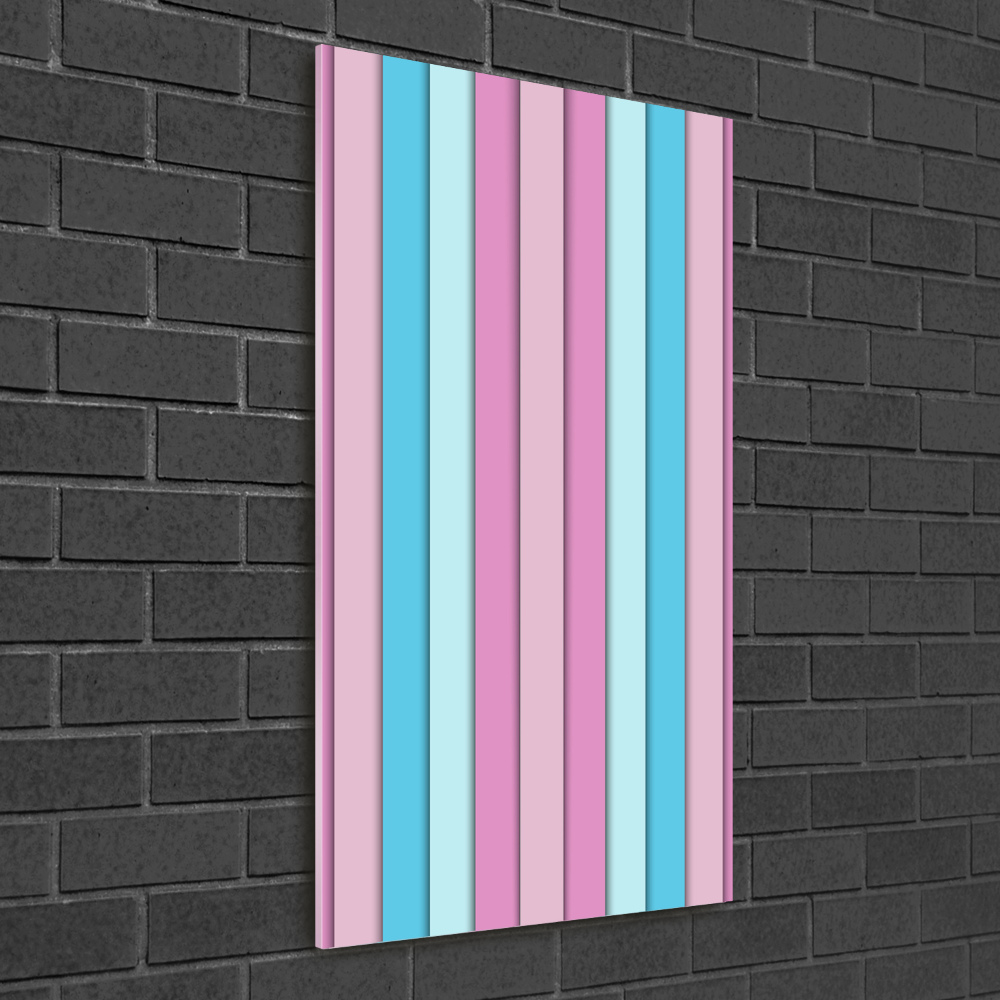 Foto obraz szkło akryl pionowy Kolorowe paski