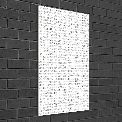 Foto obraz szkło akryl pionowy Kod binarny