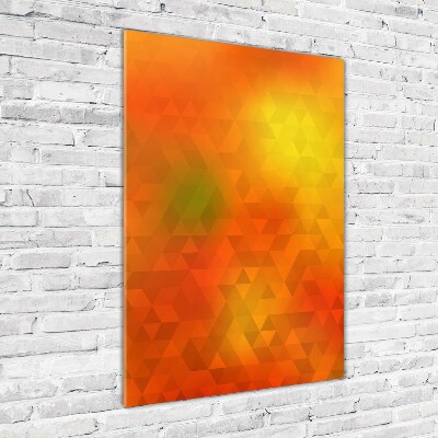 Foto obraz szkło akryl pionowy Abstrakcja trójkąty