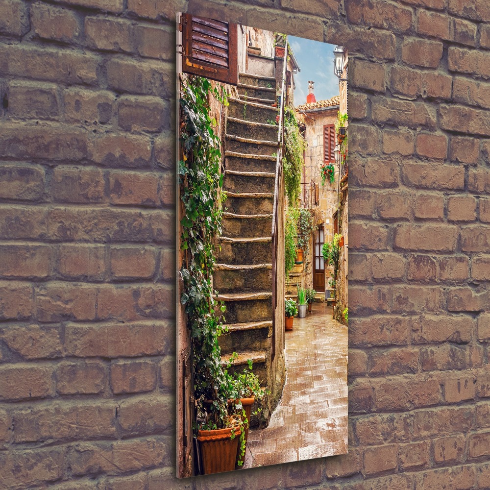 Foto obraz szkło akryl pionowy Włoskie uliczki