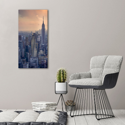 Foto obraz nowoczesny duży akrylowy pionowy Manhattan Nowy Jork