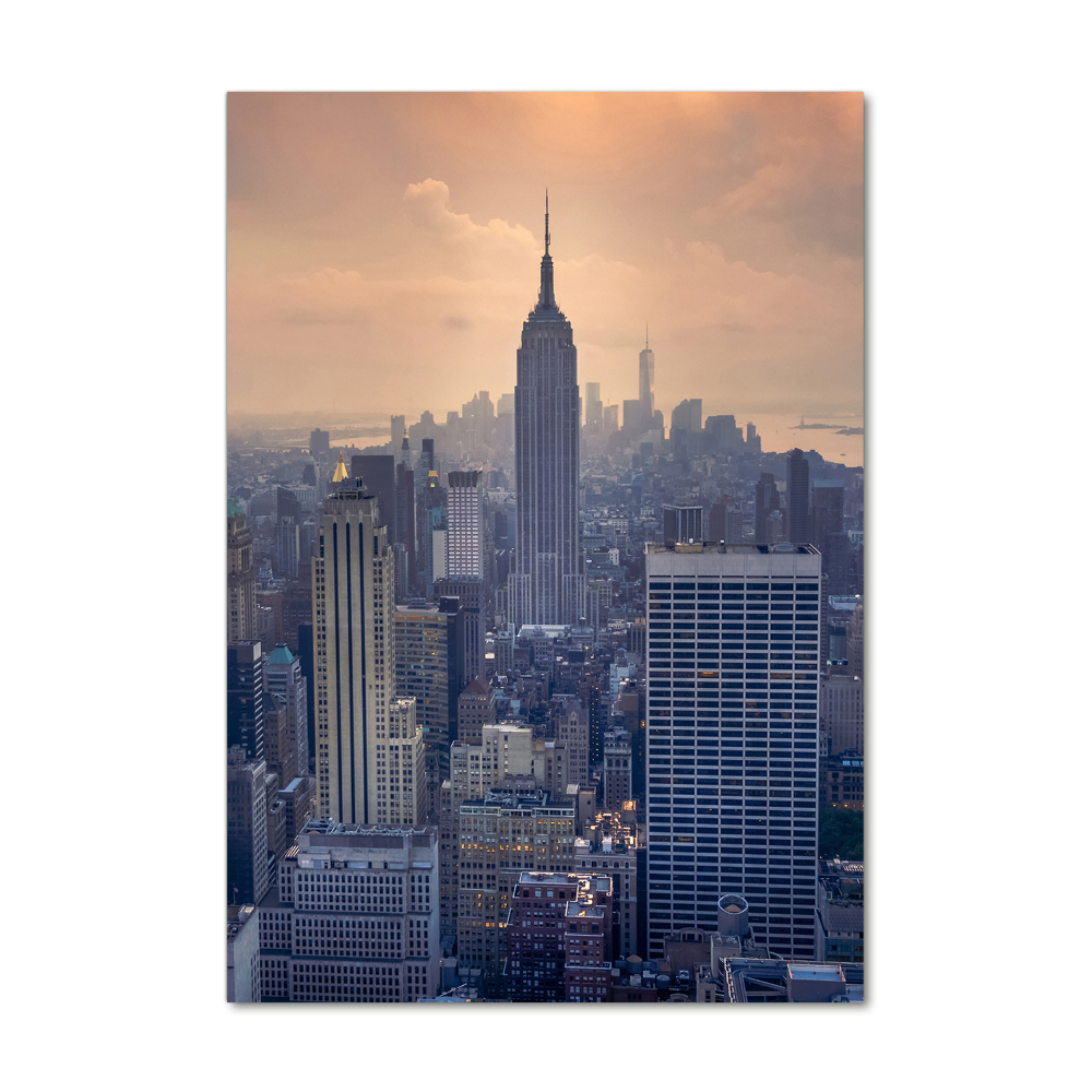 Foto obraz nowoczesny duży akrylowy pionowy Manhattan Nowy Jork