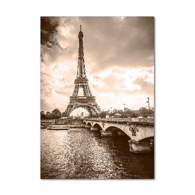 Foto obraz szkło akryl pionowy Wieża Eiffla Paryż