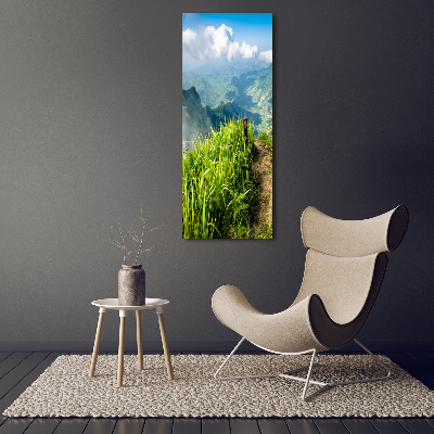 Foto obraz szkło akryl pionowy Górski szlak
