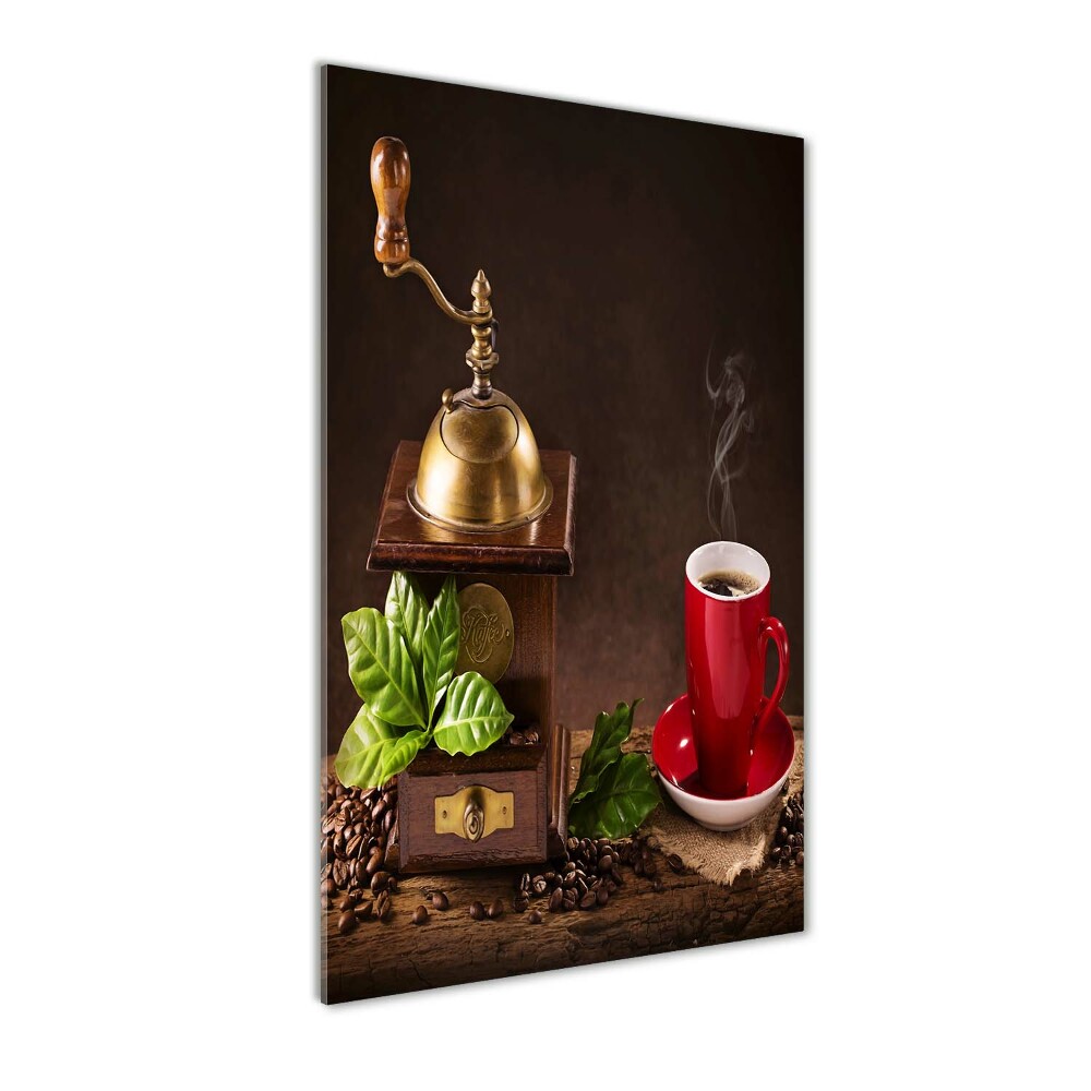 Obraz zdjęcie szkło akryl pionowy Młynek do kawy