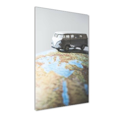 Foto obraz szkło akryl pionowy Van na globusie