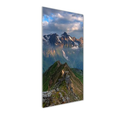 Foto obraz szkło akryl pionowy Górskie szczyty
