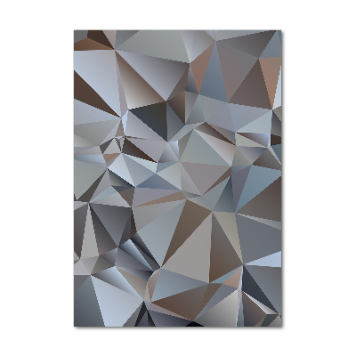Obraz zdjęcie szkło akryl pionowy Abstrakcja trójkąty