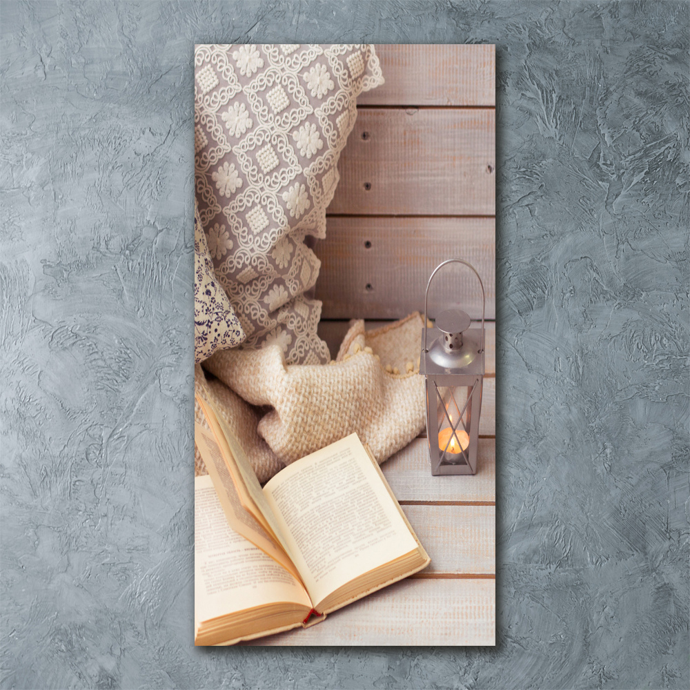 Foto obraz szkło akryl pionowy Relaks przy książce