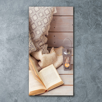 Foto obraz szkło akryl pionowy Relaks przy książce