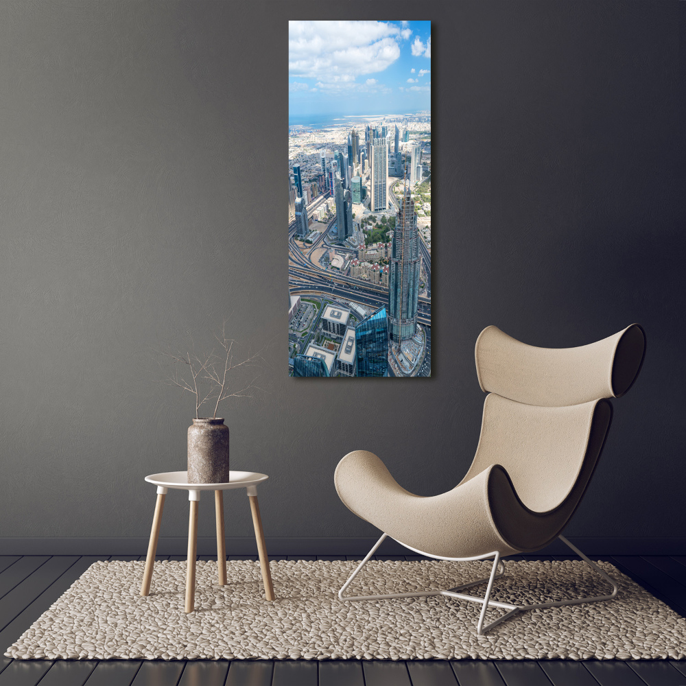 Foto obraz szkło akryl pionowy Drapacze chmur