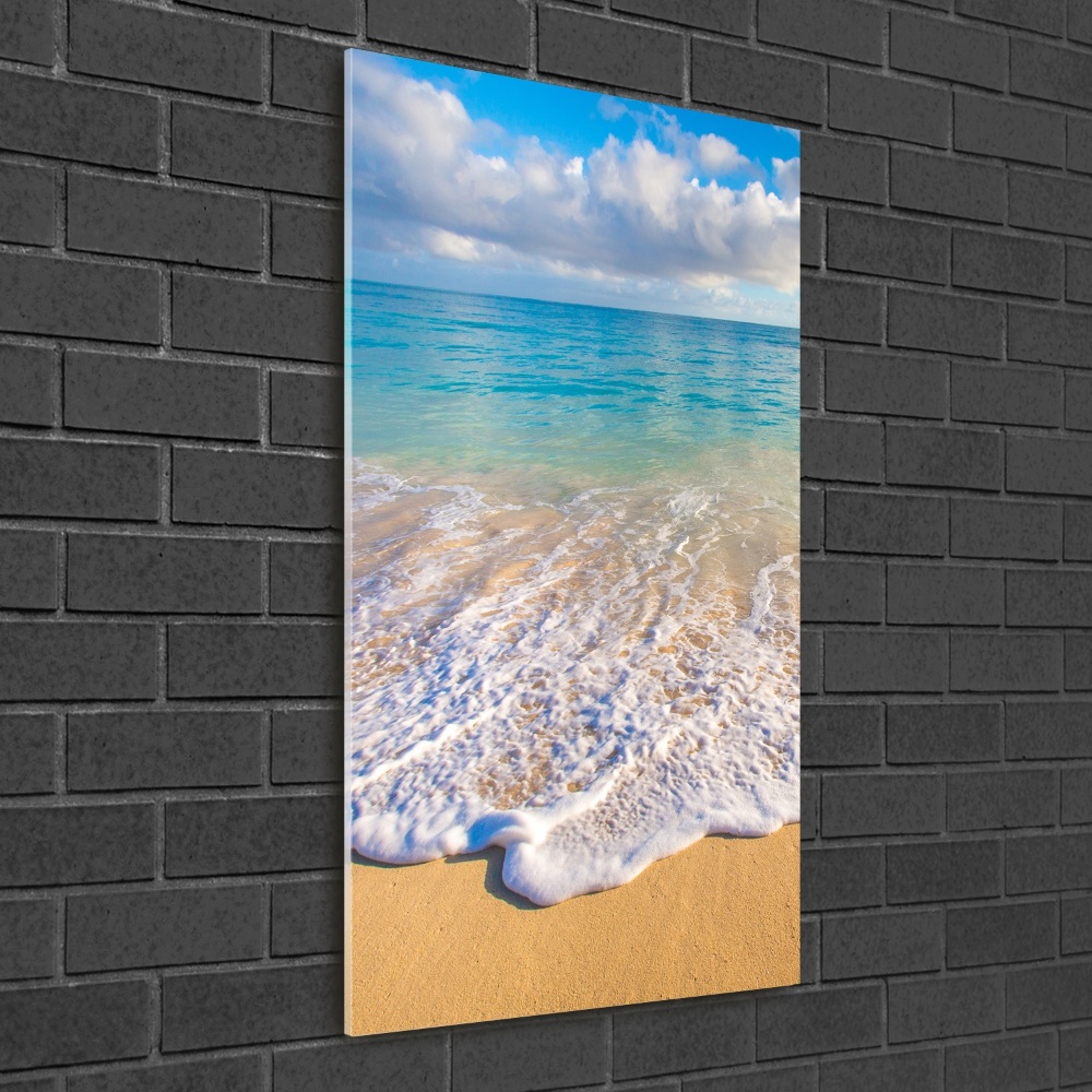 Foto obraz akryl pionowy Tropikalna plaża