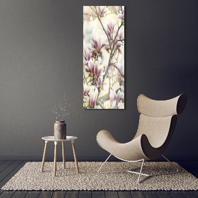 Obraz zdjęcie szkło akryl pionowy Magnolia
