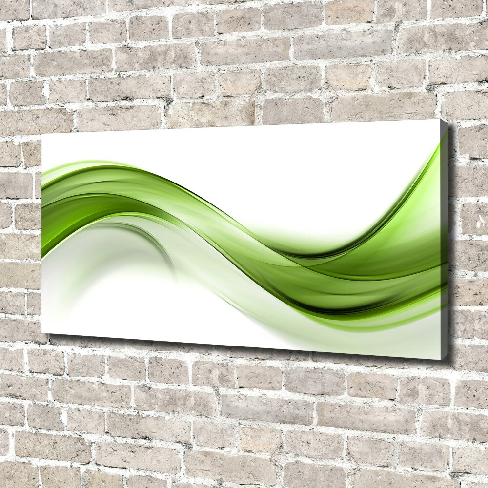 Duży Foto obraz na płótnie Zielona fala