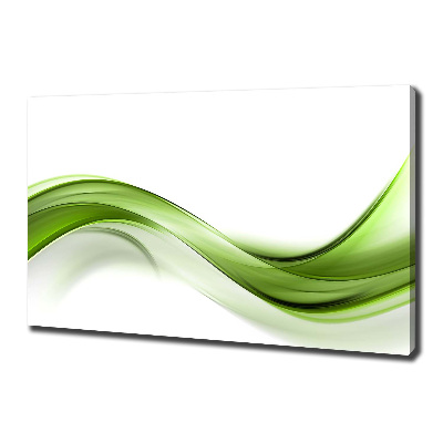 Duży Foto obraz na płótnie Zielona fala