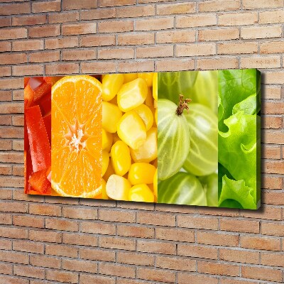 Foto obraz na płótnie Owoce i warzywa