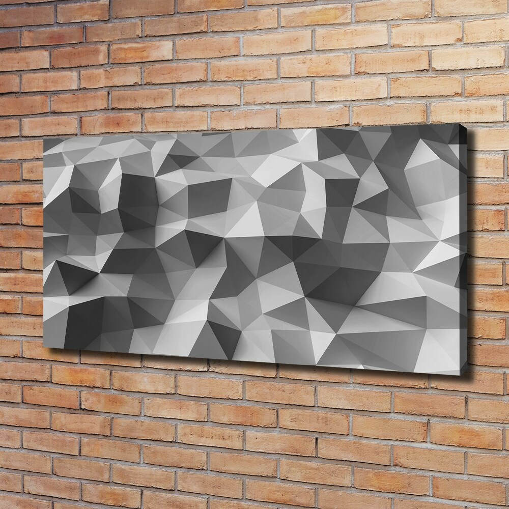 Foto obraz na płótnie Abstrakcja trójkąty