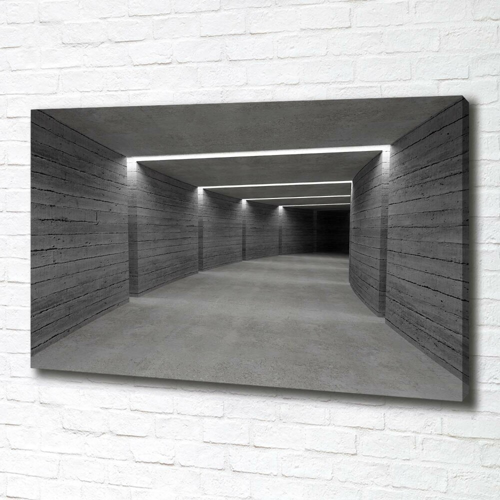 Foto obraz na płótnie Betonowy tunel