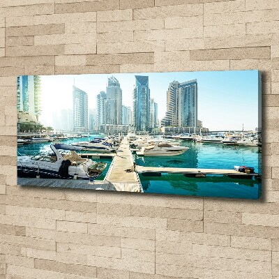 Foto obraz na płótnie Marina w Dubaju