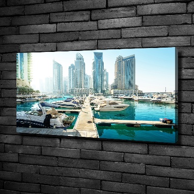 Foto obraz na płótnie Marina w Dubaju