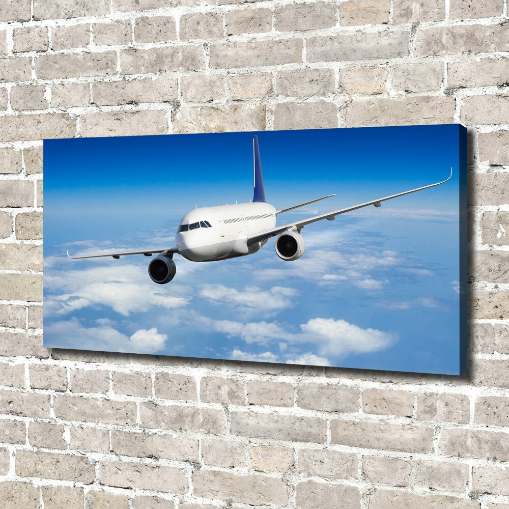 Foto obraz na płótnie Samolot w powietrzu