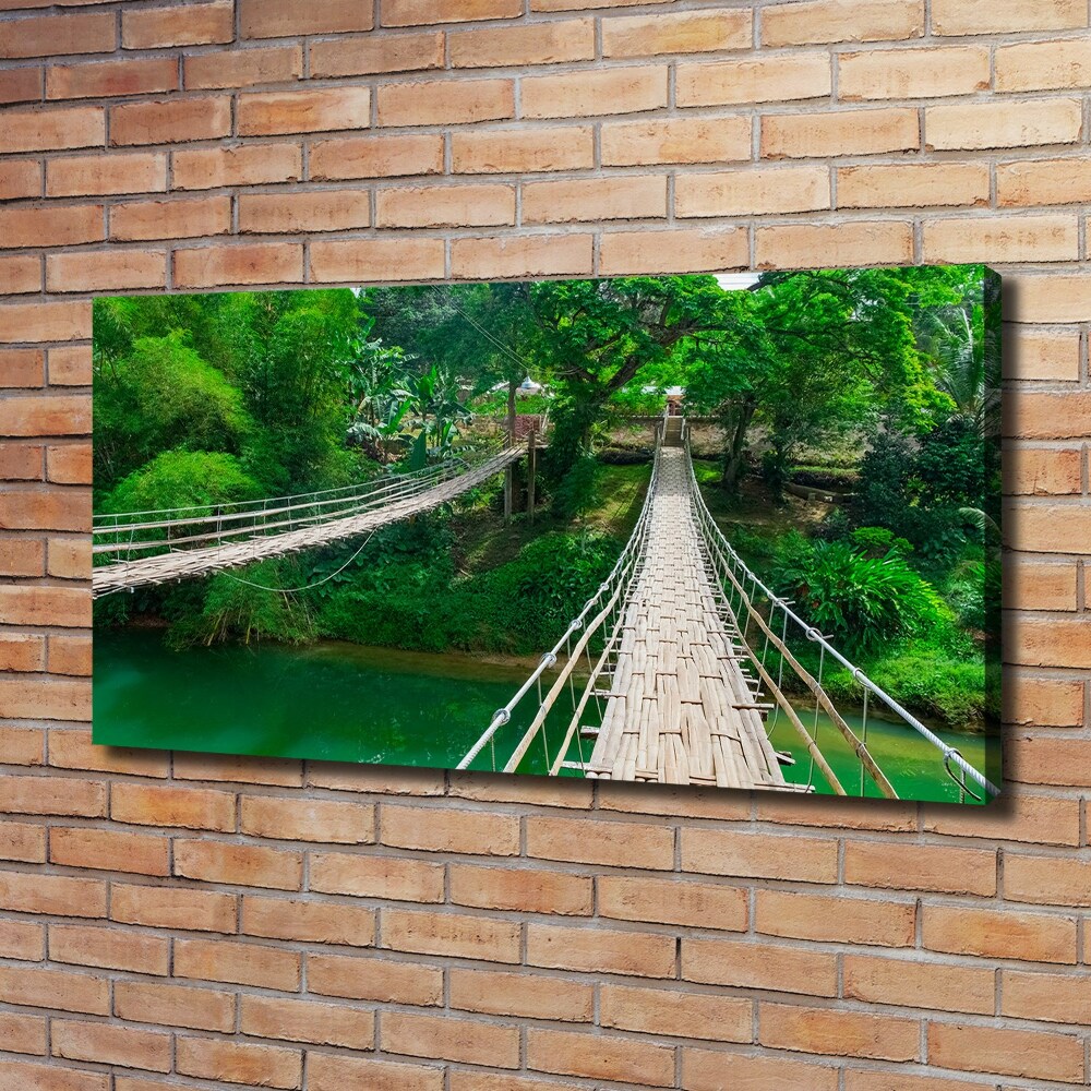 Foto obraz na płótnie Most nad rzeką