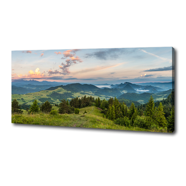 Foto obraz na płótnie Panorama Pieniny