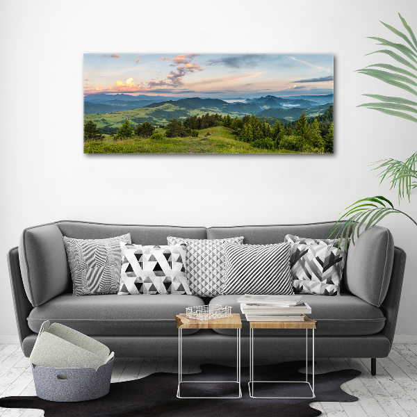Foto obraz na płótnie Panorama Pieniny