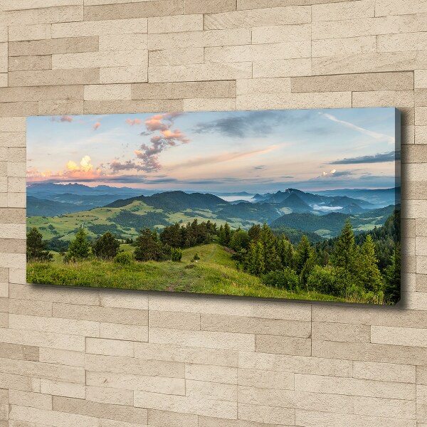 Foto obraz na płótnie Panorama Pieniny