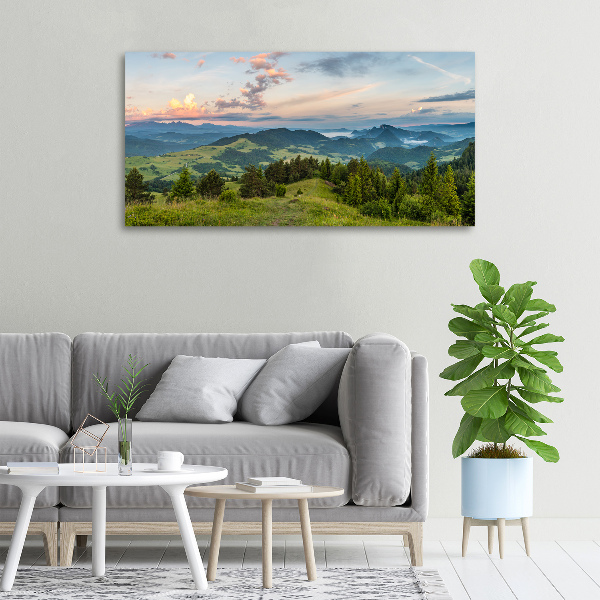 Foto obraz na płótnie Panorama Pieniny