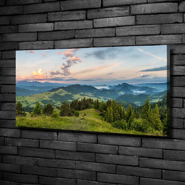 Foto obraz na płótnie Panorama Pieniny