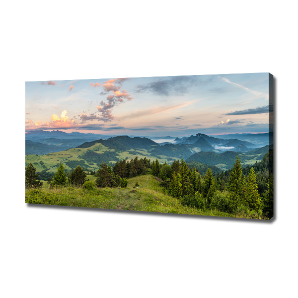 Foto obraz na płótnie Panorama Pieniny