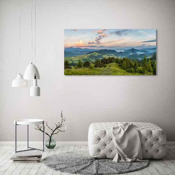 Foto obraz na płótnie Panorama Pieniny
