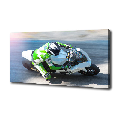 Foto obraz na płótnie Wyścig motocyklowy