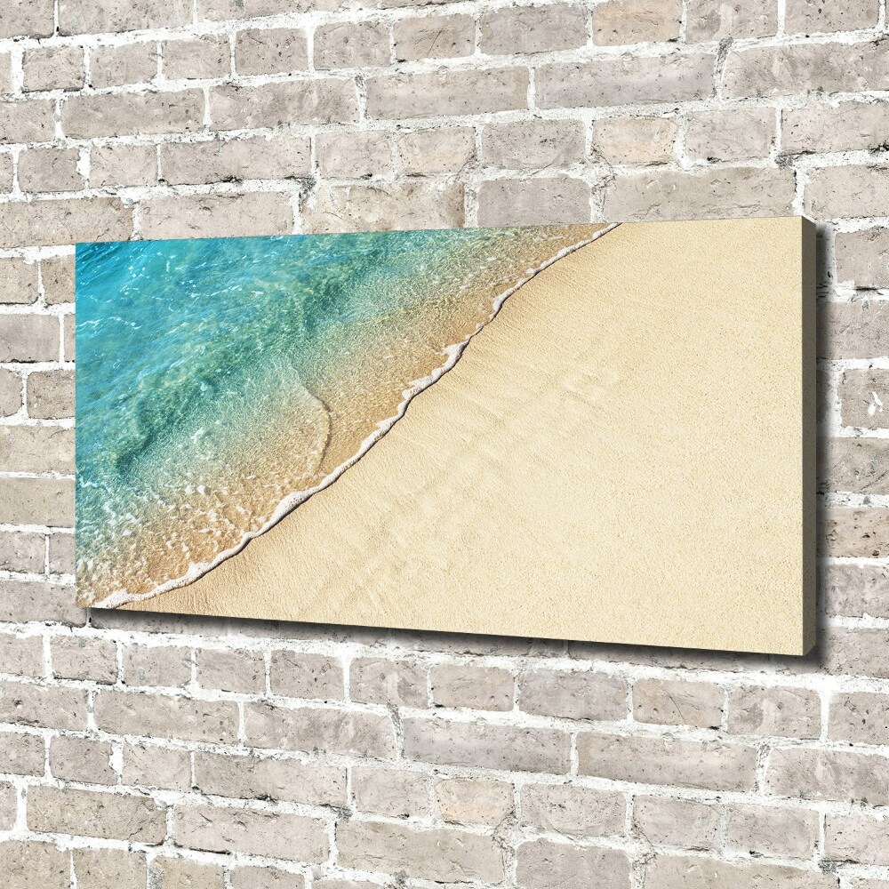 Foto obraz na płótnie Fala na plaży