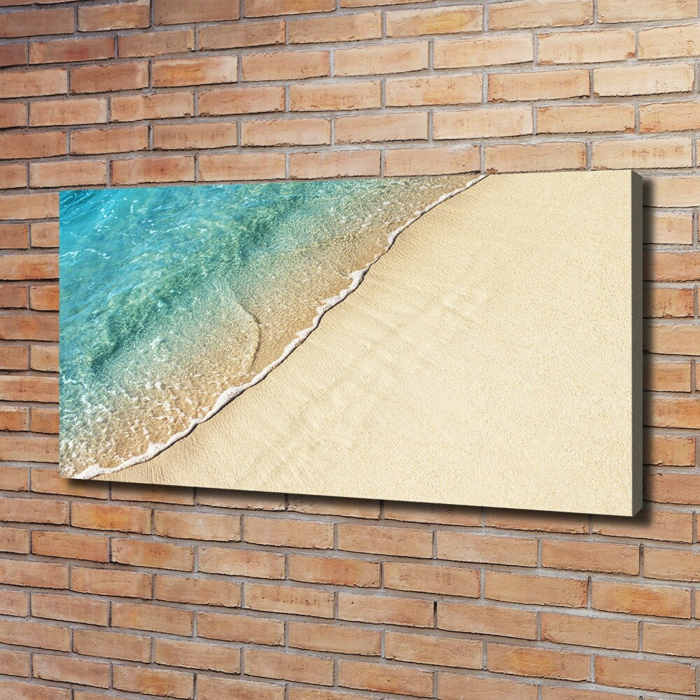 Foto obraz na płótnie Fala na plaży