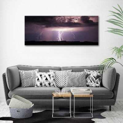 Foto obraz na płótnie Burza z piorunami