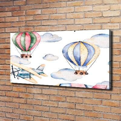 Foto obraz na płótnie Samoloty i balony