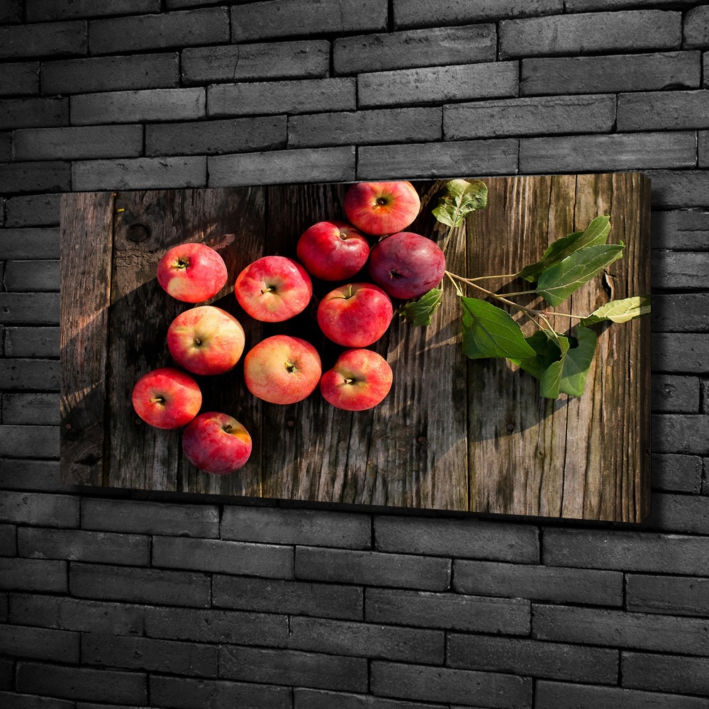 Foto obraz na płótnie Jabłka na stole